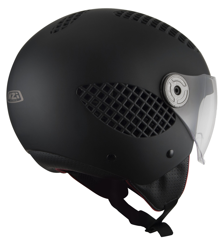 ✌✌CASCO NZI ABIERTO MINIJET MODELO B-COOL 3 MATT BLACK